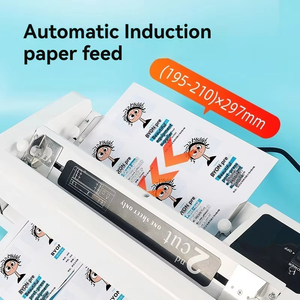 Máy cắt thẻ kinh doanh bán tự động QK-02-tông đơ điều chỉnh vi điện cho thẻ 90x54mm với nguồn cấp dữ liệu tự động - Product Image 5