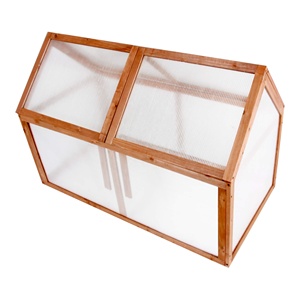 <strong>Wood</strong> Garden <strong>Greenhouses</strong> Protect Starter Plants Flowers Frame <strong>Mini</strong> <strong>Greenhouse</strong> - Product Image 3