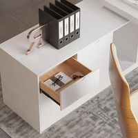 Offre Spéciale Bureau modulaire en pierre artificielle de bonne qualité Bureau de directeur de meubles de bureau de couleur blanche