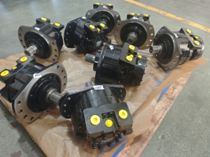 Moteur hydraulique à arbre simple vitesse Poclain MS05, type piston, sans - Product Image 3
