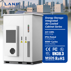 Sistema de Almacenamiento de Energía Industrial y Comercial Todo en Uno de 125kW 241kWh, Gabinete Exterior con Enfriamiento por Aire, Batería de Alto Voltaje LiFePO4 - Product Image 1