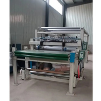 Machine automatique de pulvérisation de colle pour laminage de feuilles d'aluminium et de tissus non tissés, haute vitesse 0~35m/min, colle thermofusible