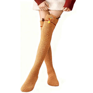 Costume de <span class=keywords><strong>renne</strong></span> marron pour <span class=keywords><strong>femme</strong></span>, pour Noël, le Nouvel An, les fêtes, cosplay, avec chaussettes KCFC-035 - Product Image 5