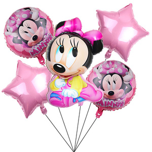 Palloncini Cartoon <span class=keywords><strong>di</strong></span> Design, Simpatici Palloncini in Foil <span class=keywords><strong>di</strong></span> Topolino e <span class=keywords><strong>Minnie</strong></span> per Decorazioni <span class=keywords><strong>di</strong></span> Compleanno, Giocattoli Auto-Gonfiabili - Product Image 3