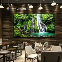 Pantalla LED COB para Interiores UHLED P1.86, 7680 Píxeles, Alta Frecuencia de Actualización, Superficie Anticolisión, Video Wall COB para Vestíbulo de Hotel Boutique