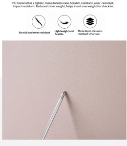 <span class=keywords><strong>Valigia</strong></span> Trolley Unisex alla Moda, 20/24 Pollici, Resistente alle Cadute, Bagaglio a Mano di Grande Capacità, <span class=keywords><strong>Valigia</strong></span> da Viaggio Silenziosa - Product Image 3