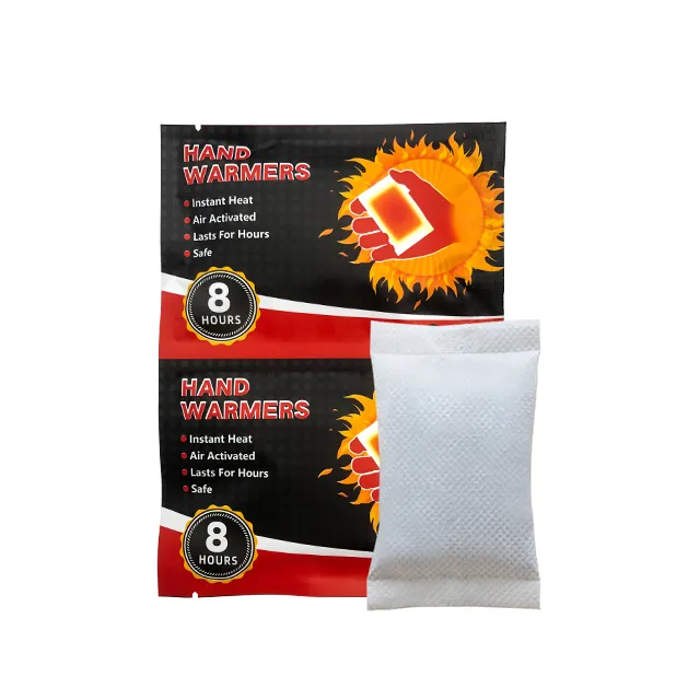 Custom Iron Powder White Hand Warmers Heat Factory Hot Patch Heating Warm Pad For Warming Hand In Winter