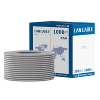 Fabricants de câbles SIPU de haute qualité 4 paires de câbles réseau UTP Ftp Cat5e Cat6 Câble Cat5 en rouleau de 305m pour la communication Internet