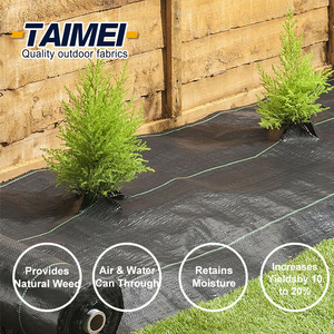 1*20m PP Tissu de contrôle des mauvaises herbes Tissu anti-herbe Tapis <span class=keywords><strong>en</strong></span> <span class=keywords><strong>rouleau</strong></span> pour fraise - Product Image 3