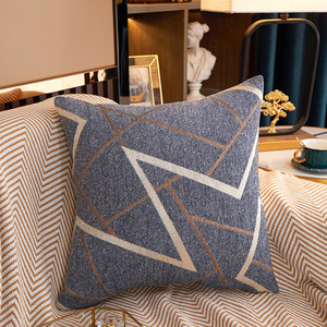 家庭装飾クッションリネン枕カバー45 * 45cm洗える持続可能な幾何学的クッションカバーソファ枕 - Product Image 5