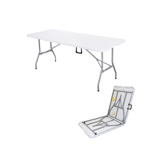 <span class=keywords><strong>Table</strong></span> <span class=keywords><strong>pliante</strong></span> en plastique de 240cm de <span class=keywords><strong>8</strong></span> pieds de long pour événements et fêtes Mobilier d'extérieur léger pour <span class=keywords><strong>8</strong></span> <span class=keywords><strong>personnes</strong></span> - Product Image 4