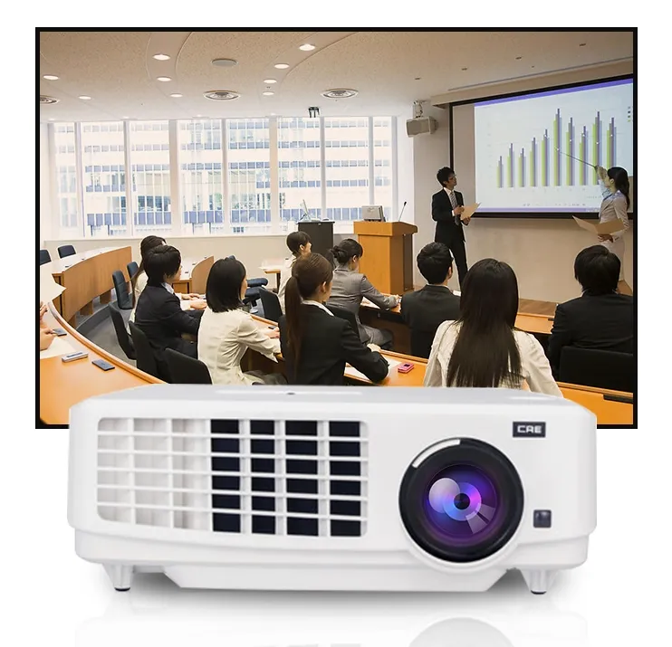 Wireless 3LCD 3LED 1920x1080 long life high contrast real 1500 ANSI lumens education use projector