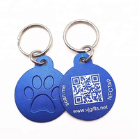 Accessoires pour chiens, étiquettes d'identification pour animaux avec code QR, suivi des animaux, étiquette NFC pour animaux de compagnie