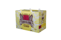 Caja de conservación de transporte de plátano de bambú de plástico PP reciclable con tabla de cortar de hojas para carne, verduras, huevos, semillas, alimentación