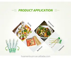 Классический стиль персонализированные палочки для еды с пользовательским логотипом портативные одноразовые бамбуковые палочки для суши