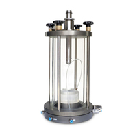 Equipo de prueba de suelo de celda triaxial de suelo de 38mm 50mm 70mm Cámara de prueba triaxial