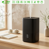 RUNAL Humidificateur d'air ultrasonique intelligent avec brume froide et chaude, silencieux, Wifi, lumière LED nocturne, vapeur chaude, anion et télécommande