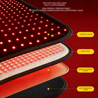 Alas Lampu Merah 660nm, Bantalan Lampu Merah 850nm, Selimut Cahaya Inframerah Besar untuk Relaksasi Seluruh Tubuh untuk Kesehatan di Rumah
