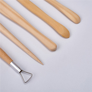Cpatrick 5pcs 6 "Poterie et Argile Sculpture Couteau Poterie Aiguiser Modélisation Outils Ensemble pour Sculpture Poterie - Product Image 4