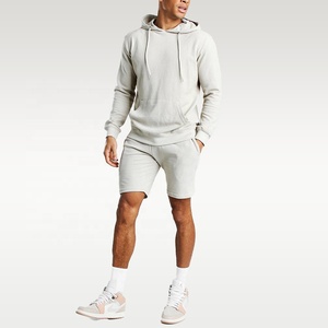 Conjunto de ropa deportiva para hombre, conjunto de dos piezas con estampado personalizado, pantalones cortos, Sudadera con cuello redondo, para correr, Verano - Product Image 4