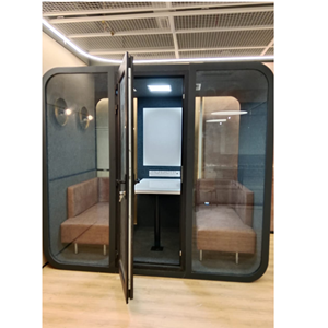 Cabina Acústica Insonorizada de Diseño Único para Reuniones de Oficina, Ideal para Reuniones Privadas y Colaboración en Equipo, Disponible para la Venta - Product Image 3