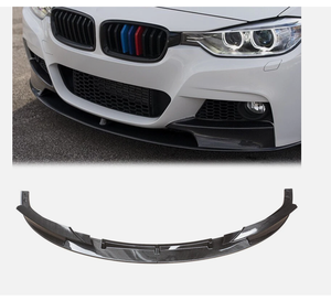 Alerón Delantero de Diseño Fangli para <span class=keywords><strong>BMW</strong></span> Serie 3 F30 328i <span class=keywords><strong>335i</strong></span> M Sport Negro 2012-2018 Estilo Carbono - Product Image 1