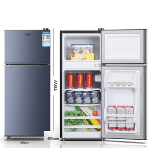 62L Small <b>Refrigerator</b> for Top and Bottom Equipped With Movable Partitions Household Compact Design for Small Spaces Fit - Product Image 1