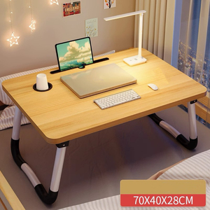 IStapromo Gifts No-Installation Folding Computer <b>Desk</b> Small Bed <b>Desk</b> with Bay Window Design for Bedroom Dormitory or Study - Product Image 6