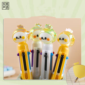 ジェルペン6色プレスかわいい漫画ジェルペン学生0.7弾丸高価値カラーペン - Product Image 3