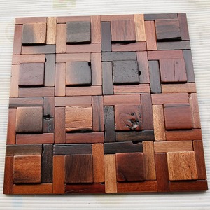Paneles de Pared 3D de Madera Maciza de Acacia, Resistentes al Fuego y Duraderos, para Decoración de Paredes de TV en <span class=keywords><strong>Apartamentos</strong></span> y Villas Modernas - Product Image 4