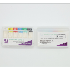 Puntas de Gutapercha Dentales LYU06010, Desechables, Absorbentes, para Relleno de Conductos Radiculares, para Uso Profesional en Clínicas - Product Image 2