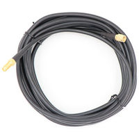 Câble coaxial BNC vers N avec conducteurs en cuivre toronnés, connecteurs femelle et mâle