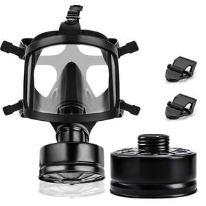 Filter <span class=keywords><strong>Respirator</strong></span> Kimia silikon taktis wajah penuh, <span class=keywords><strong>Respirator</strong></span> Kimia Industri setengah wajah - Product Image 1