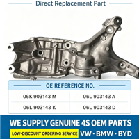Support de filtre à huile 06K903143M 06L903143A 06L903143K pour Volkswagen Audi A4 A5 Q5 Pièces de moteur Kit OEM Vente en gros
