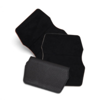 Étui à lunettes portable avec fermeture magnétique, étui à lunettes en cuir PU de luxe, pochette de protection souple pour lunettes de soleil
