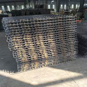 Almacenamiento de almacén galvanizado 50*100 malla tipo acampanado tamaño de malla cubierta de malla metálica de acero para estante de paleta estantes a granel de larga duración - Product Image 6