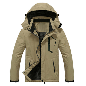 Sıcak satış tırmanma giyim artı boyutu erkek ceket ayrılabilir hood kış rüzgar geçirmez kirpi fermuar dağcılık erkek mont - Product Image 4