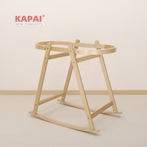 Soporte de madera mecedora de alta calidad <span class=keywords><strong>para</strong></span> cesta de Moisés de cuerda de algodón - Product Image 1