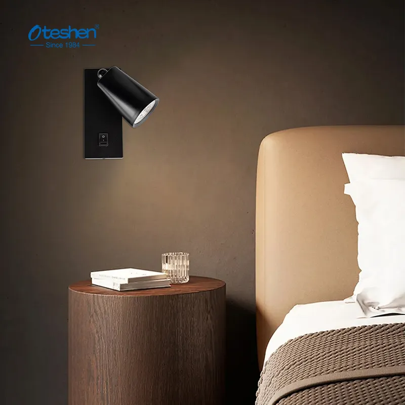 Wholesale Price Bedroom Switch Control Reading Wall Light Modern Hotel Adjustable Beside Light For Hotel Project