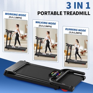 EU Wholesale 12% Auto Incline <b>Walking</b> Pad Portable Under Desk Quiet <b>Walking</b> <b>Machine</b> for Home Office Fitness - Product Image 3