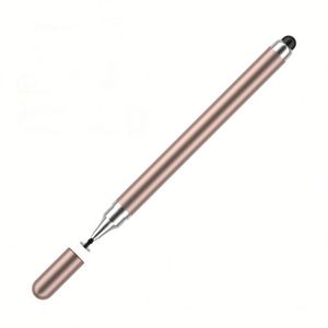 Silicone Tip Capacitive 2-in-1 Multi-Functional Plastic <b>Pen</b> for Pad Touch Screens 1.0mm Writing Width Black Ink 125mm Length - Product Image 3