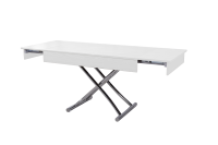 Ensemble de table à manger en bois pliable et transformable pour gagner de la place, table basse