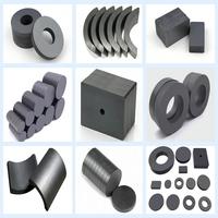 Fabricant d'aimants, aimants en céramique industriels personnalisés, C8 C12 Y35 Y45 Y40, forme de disque, de bloc, d'anneau, d'arc, aimant en ferrite puissant pour haut-parleur