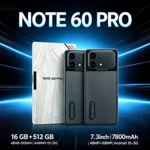 สมาร์ทโฟน Note 60 Pro 5G รุ่น Deca Core หน้าจอ 7.3 นิ้ว ความจุ 16GB+1TB รองรับซิมคู่ รองรับหลายภาษา ระบบปฏิบัติการ Android 15 ปลดล็อคเร็ว กล้องคุณภาพสูง - Product Image 4