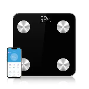 Bmi Healthy Calorie Measuring Digital Bathroom Body Fat Scale Eco-friendly 180kg Portable Bl uetooth Connection Smart Scale