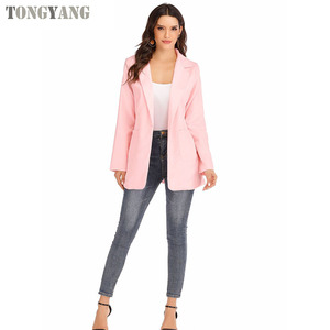 TONGYANG Mode Slim Blazers Femmes Automne Veste Femme Travail Bureau Dame Costume <span class=keywords><strong>Blazer</strong></span> Manteau Affaires <span class=keywords><strong>Plus</strong></span> La Taille Manteaux pour Dames - Product Image 5