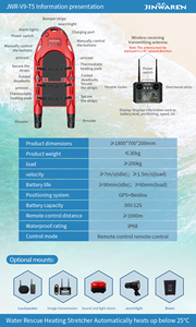 Tandu pemanas lipat langsung dari pabrik pengendali jarak jauh cerdas di air skuter bawah air pemosisian jarak jauh - Product Image 2