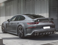Kit de carrosserie en résine Runde pour Porsche PANAMERA 971 modifier TechArt ensemble de pare-chocs avant de Style large jupes latérales de pare-chocs arrière