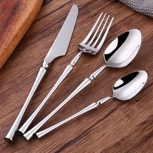 Dinnerware Knife <b>Fork</b> <b>Spoon</b> 304 Stainless Steel Knife <b>Fork</b> <b>Spoon</b> Flatware Wooden Handle Cutlery <b>Set</b> - Product Image 4