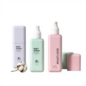 Flat Shoulder PET Plastic <b>Bottle</b> 150ml <b>200ml</b> 250ml Colorful With Mist Spray And Lotion Pump For Cosmetic Packaging Wholesale - Product Image 1